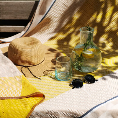 Beach towel Baignade à Socoa Cotton